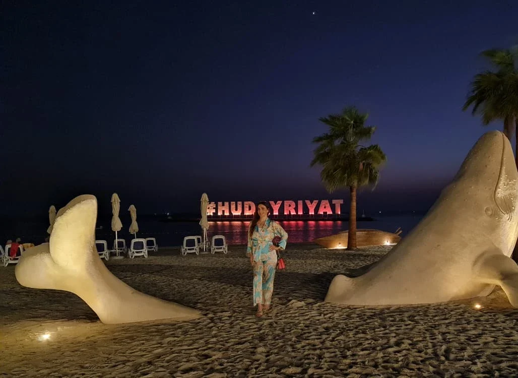 Hudayriyat Beach Abu Dhabi Wander with Maya
