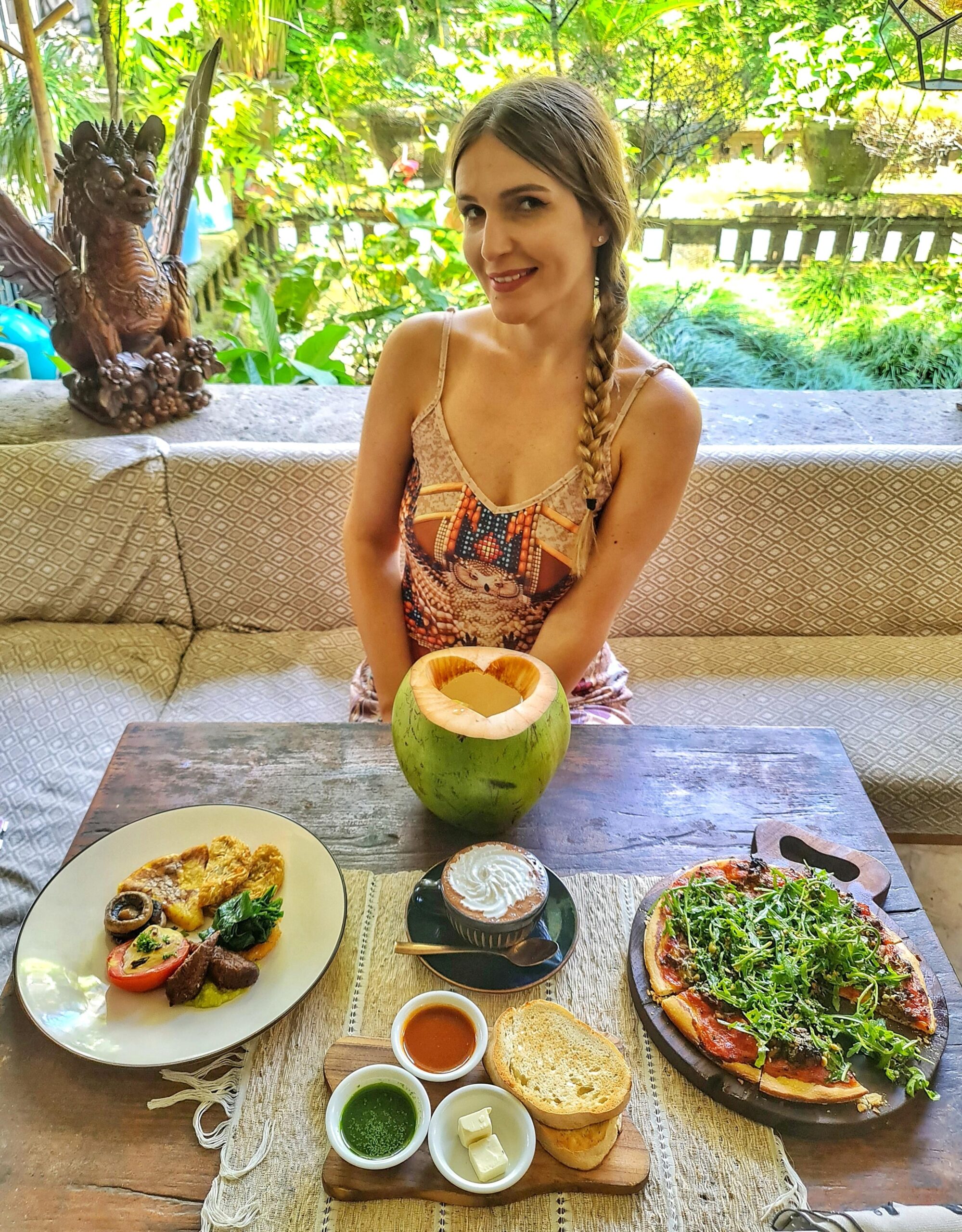 Beautiful setting in Zest restaurant with healthy lunch