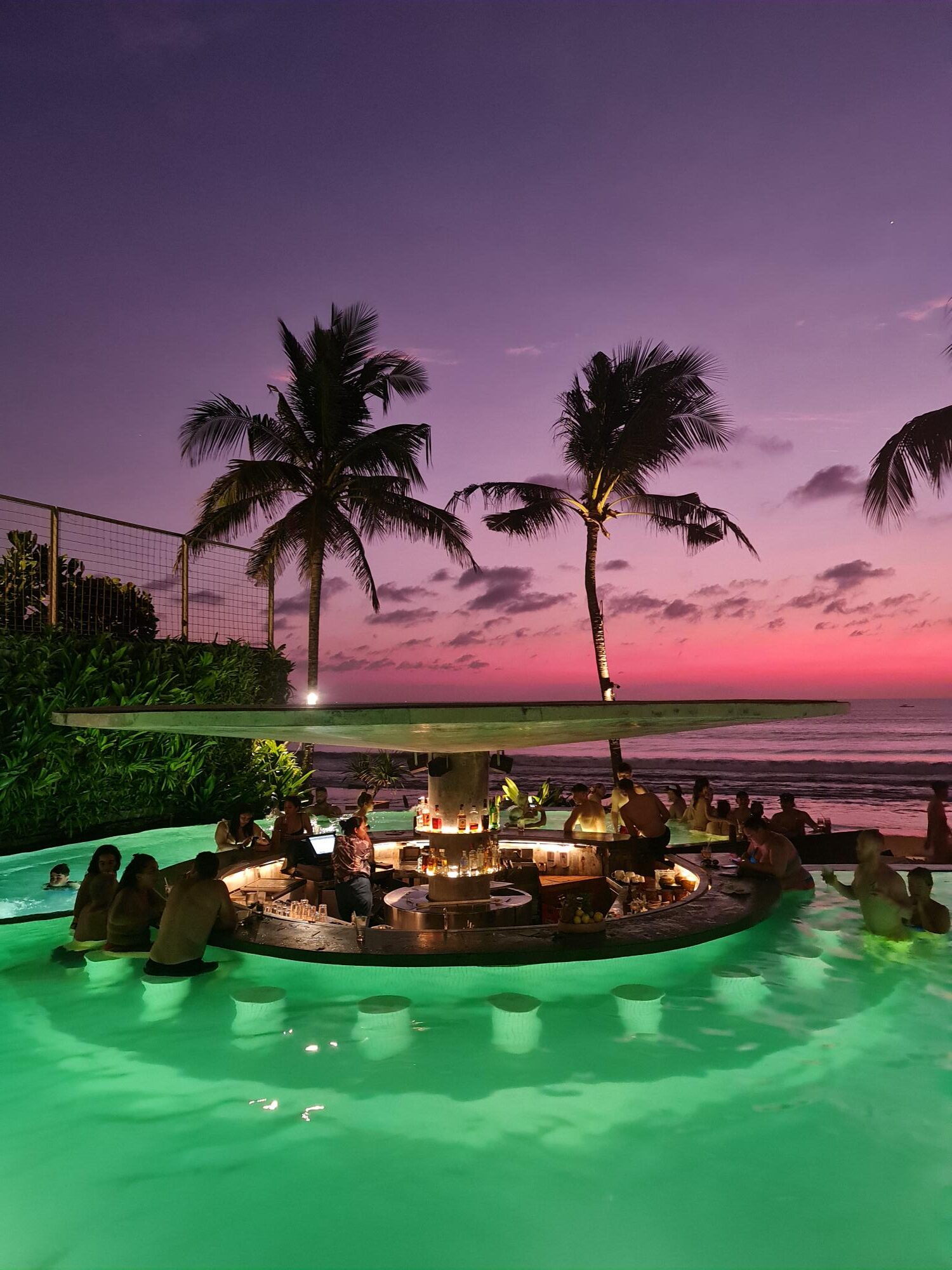 Best sunset in the world. Stunning view in Potato Head beach bar