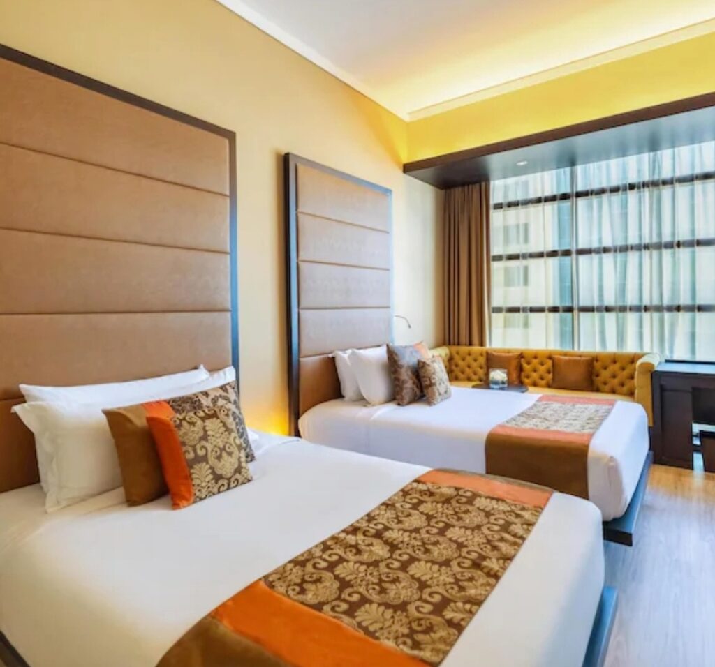 Sheikh Zayed Grand Mosque Southern Sun Abu Dhabi, twin bedroom interior