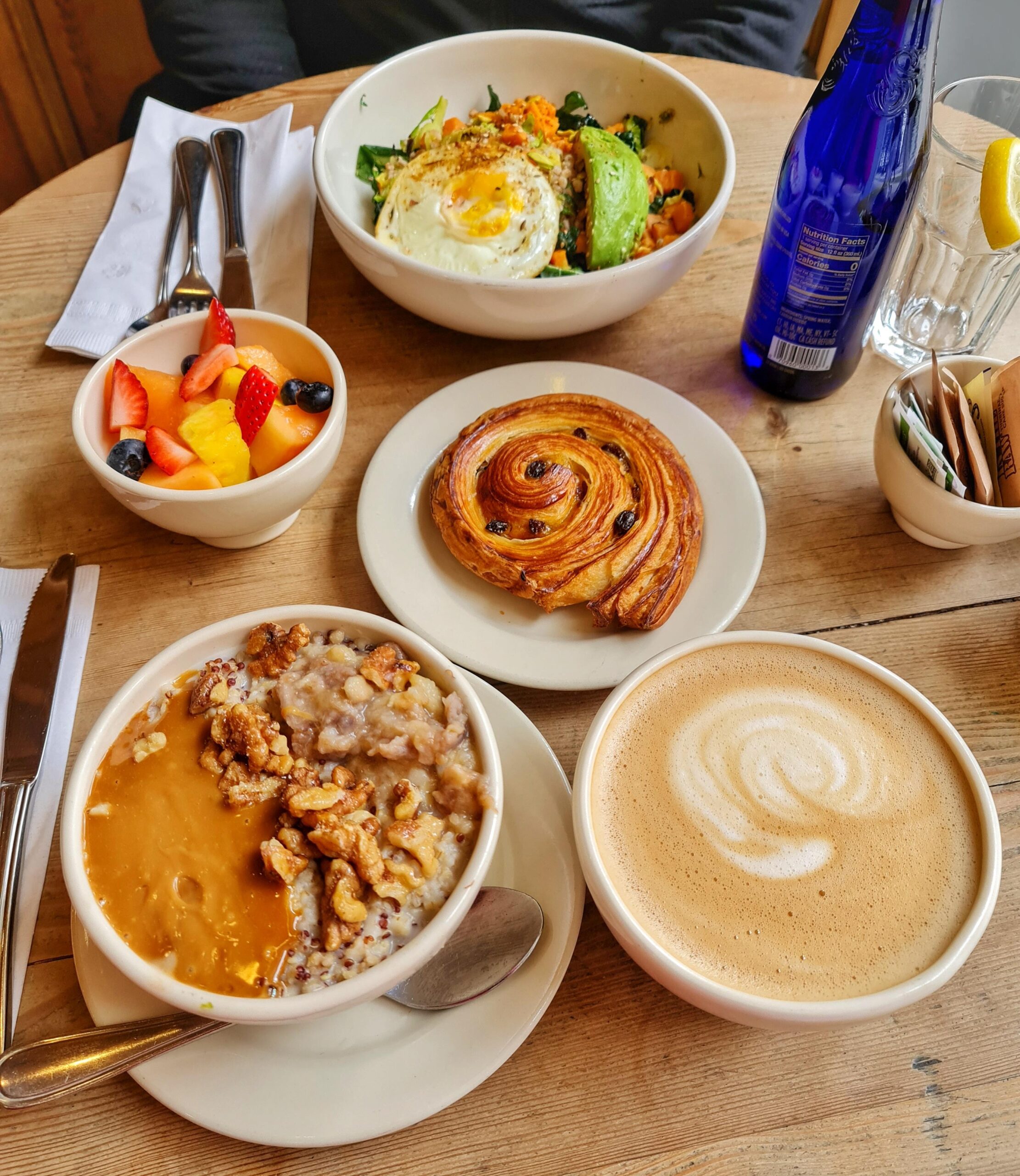 Selection of food for breakfast