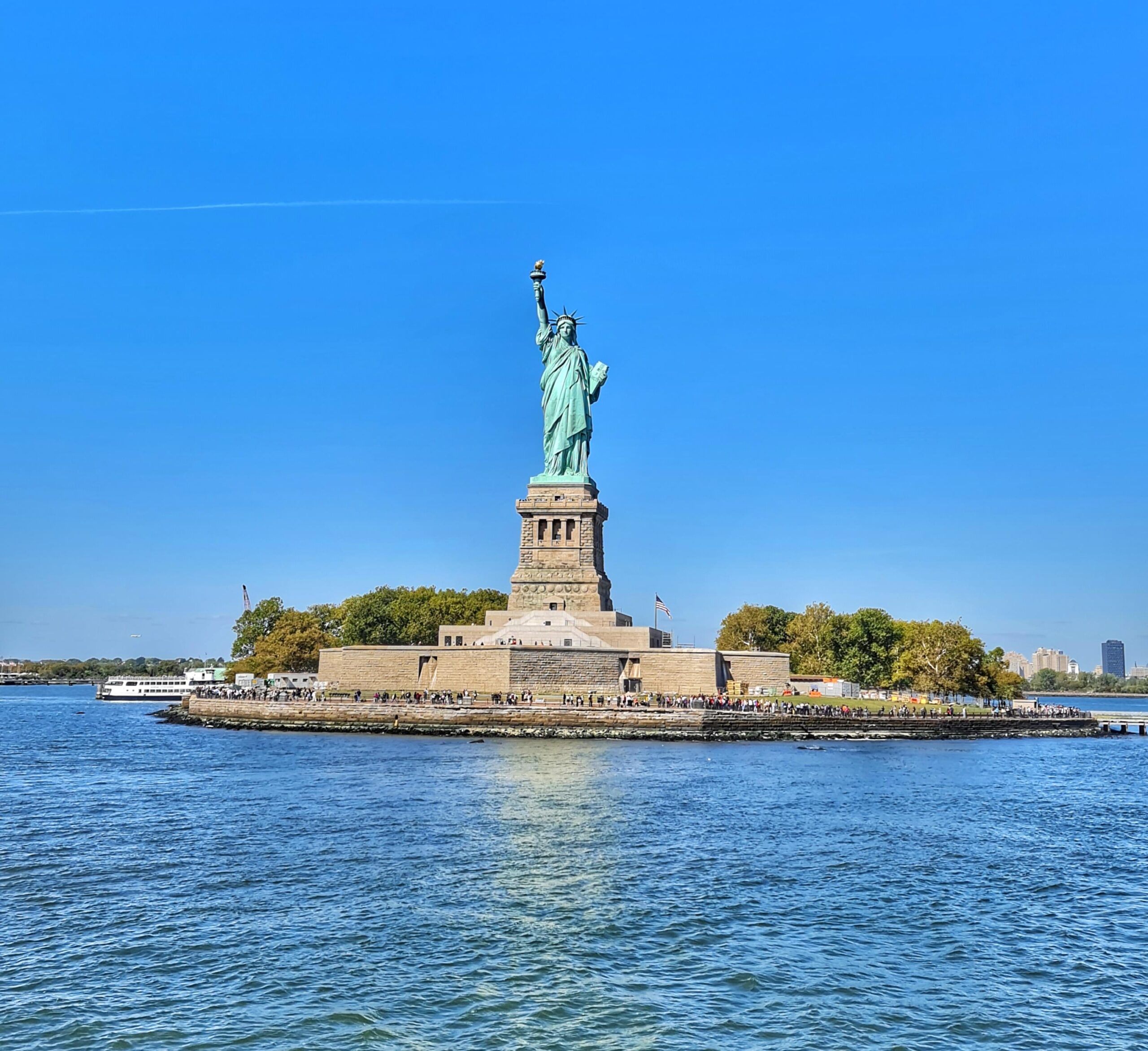 View from the boat - Statue of Liberty