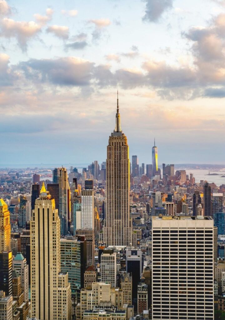 Empire State Building skyline view in New York City