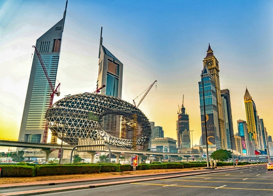 Museum of the Future in Dubai during daytime